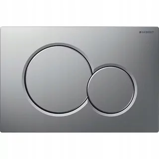 Geberit Sigma01 strieborné tlačidlo splachovania WC